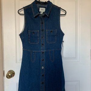Forever 21 Women's Denim Sleeveless Dress, size S, NWT